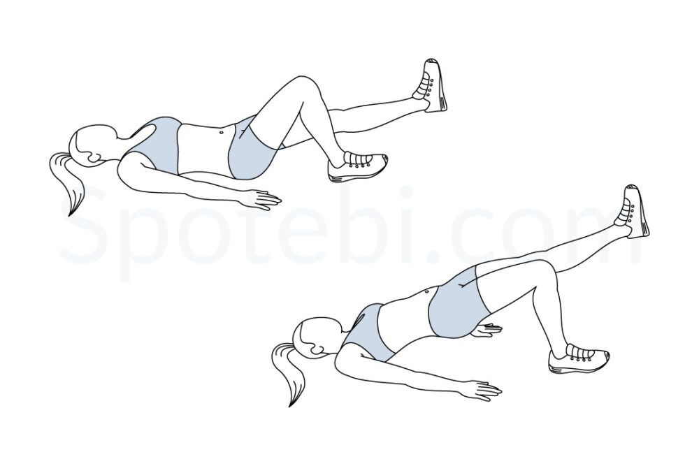 Glute Bridge Core Exercise at Ethan Lane blog